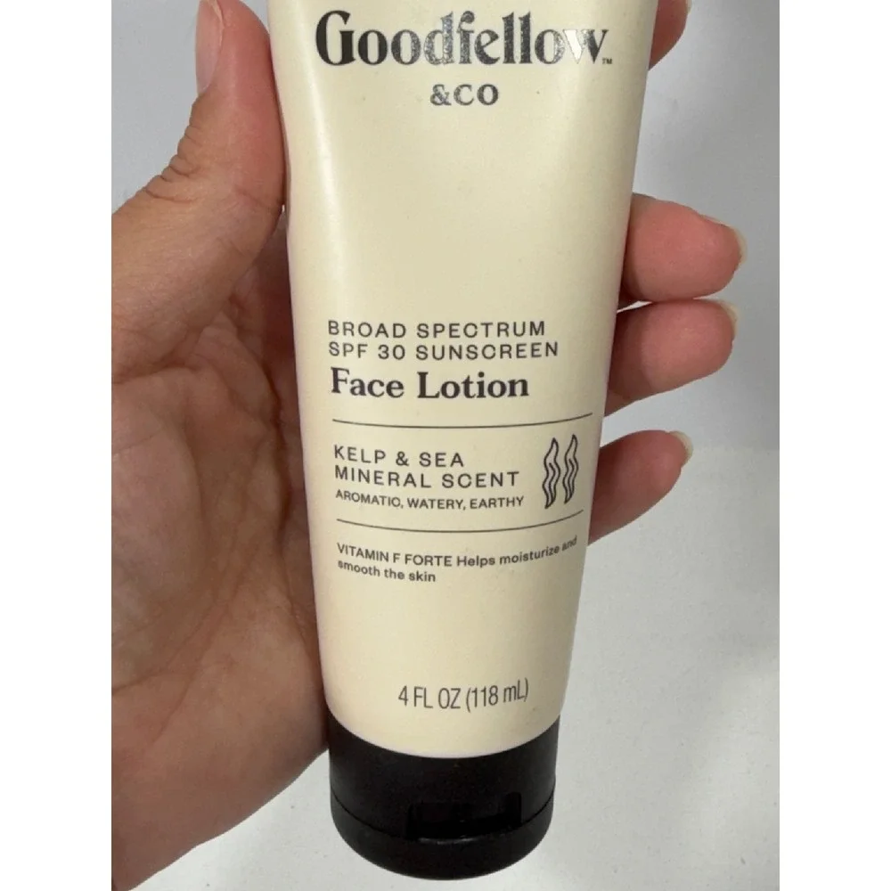 Goodfellow & Co SPF 30 Sunscreen Face Lotion Kelp & Sea Mineral Scent 4oz NEW